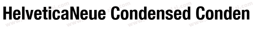 HelveticaNeue Condensed Condensed R字体转换